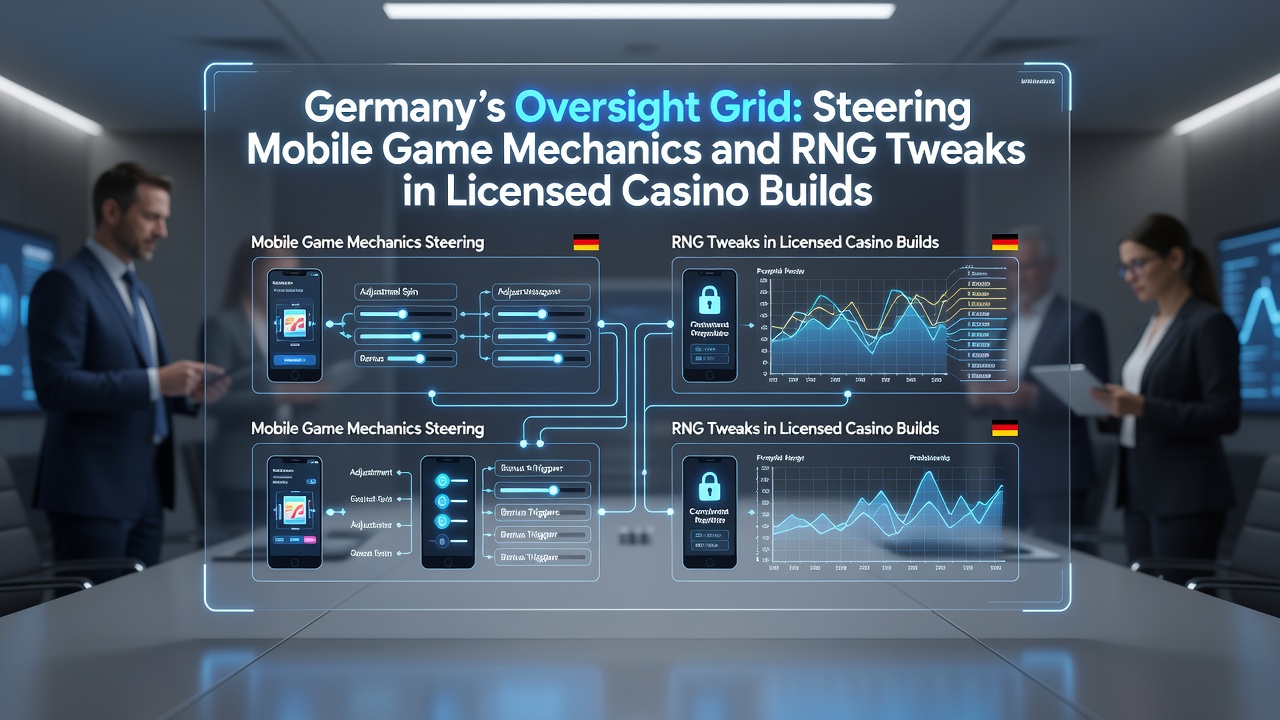 Technische Darstellung von RNG-Anpassungen und Compliance-Prozessen in mobilen Casino-Plattformen