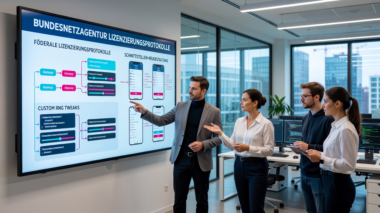 Darstellung der technischen Integration von RNG-Modifikationen und Benutzeroberflächen-Redesigns unter deutschen Lizenzanforderungen