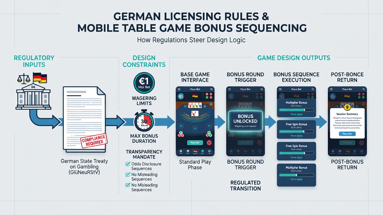 Darstellung von Bonussequenzen in regulierten mobilen Casino-Apps