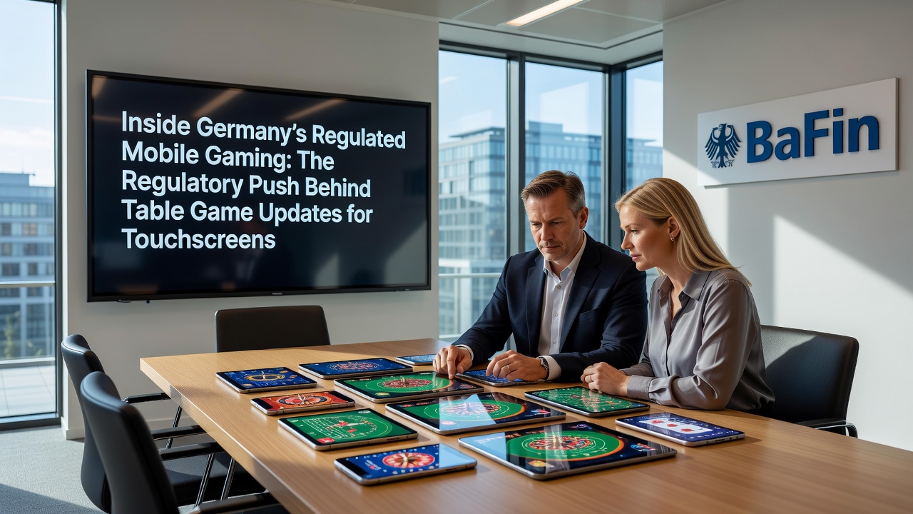 Regulierte mobile Gaming-Oberflächen mit Touchscreen-Tischspielen in Deutschland